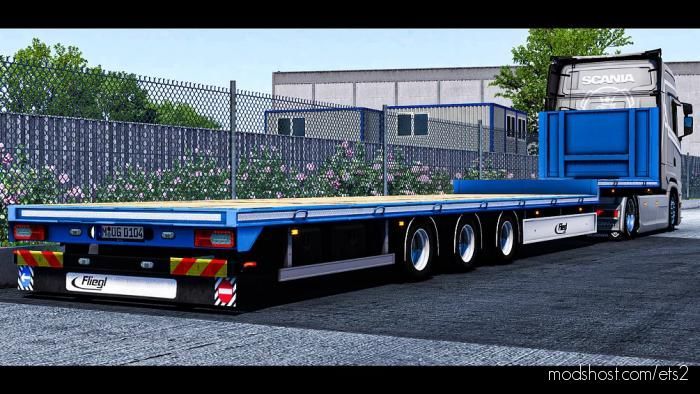 Fliegl Flatbed Trailer for Euro Truck Simulator 2