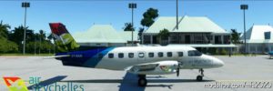 MSFS 2020 Seychelles Livery Mod: Nextgen Simulations Emb-110P1 AIR Seychelles (Image #2)