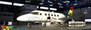 MSFS 2020 Seychelles Livery Mod: Nextgen Simulations Emb-110P1 AIR Seychelles (Image #3)