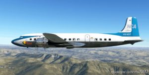 MSFS 2020 DC-6B Livery Mod: Flying Bulls DC-6B V5-Ncf 2000 (Image #2)