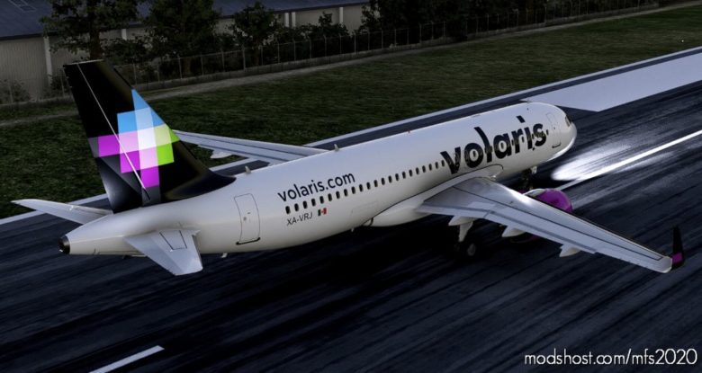 [Ultra 8K] Volaris Xa-Vrg A32NX Livery for Microsoft Flight Simulator 2020