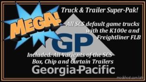 ATS Freightliner Mod: Truck & Trailer Skins Super Mega-Pack (Georgia-Pacific) (Image #7)