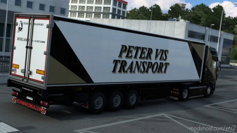Peter VIS Transport DAF XF105 Skin for Euro Truck Simulator 2