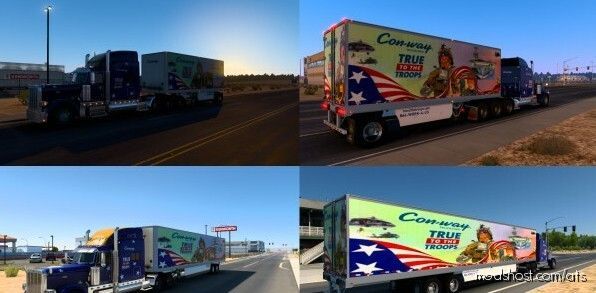 Conway Truckload (True To The Troops) for American Truck Simulator