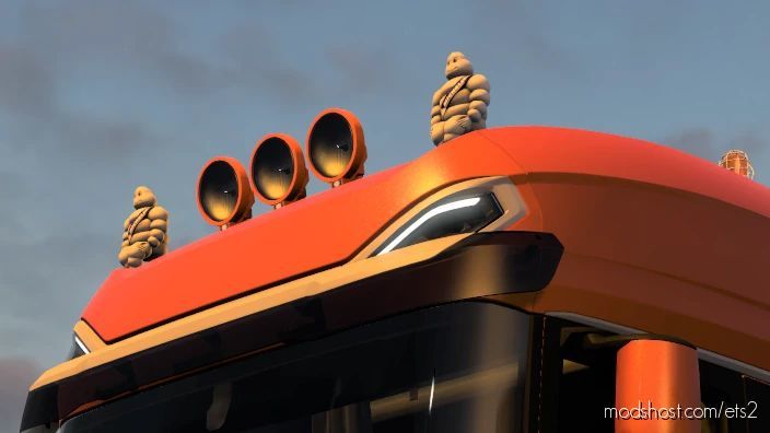 Roof Slots For The NEW DAF XG [1.41.X] for Euro Truck Simulator 2
