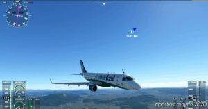 MSFS 2020 Embraer Livery Mod: Azul Sustentavel-175 (Image #3)