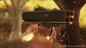 Fallout76 Weapon Mod: Hellstorm Missile Launcher NO BOS Logo (Image #2)