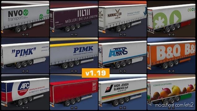 Trailer Pack V1.20 [1.40 – 1.41.X] for Euro Truck Simulator 2