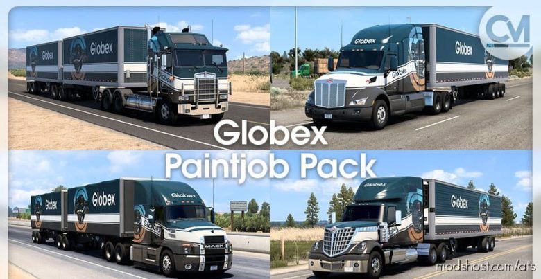 Globex Paintjob Pack V1.6 for American Truck Simulator