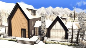 Scandinavian House – NO CC for The Sims 4