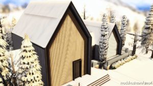 Sims 4 Mod: Scandinavian House – NO CC (Image #3)