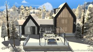 Sims 4 Mod: Scandinavian House – NO CC (Image #5)