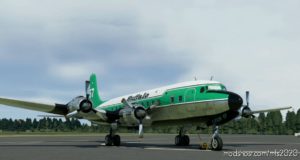 MSFS 2020 DC-6B Livery Mod: Pmdg DC-6B Interpretation Buffalo Airways C-Fiqm NO 57 (Image #2)