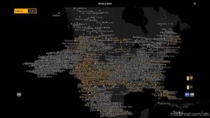 Fullscreen Map [1.40] for American Truck Simulator