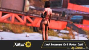 Fallout76 Mod: Lewd Amusement Park Worker Outfit (Image #2)