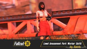 Fallout76 Mod: Lewd Amusement Park Worker Outfit (Image #3)