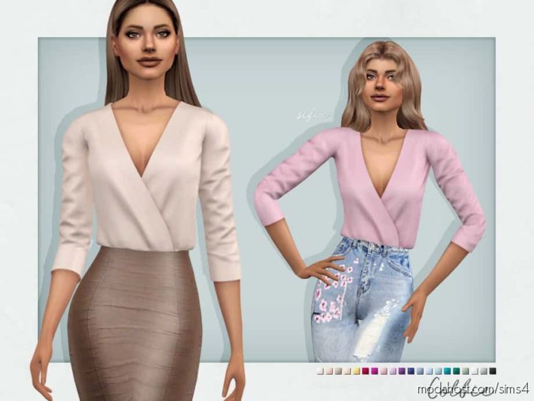 Colbie TOP for The Sims 4