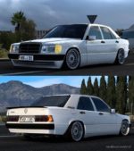 ETS2 Mercedes-Benz Car Mod: W201 190E V3.1 1.41.X (Featured)