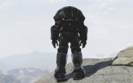 Dark Hellcat PA Retexture (4K) for Fallout 76