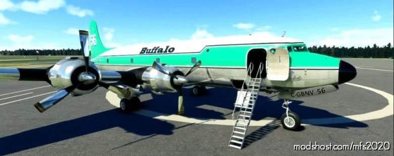 Pmdg DC-6A Interpretation Buffalo Airways C-Gbnv NO 56 (4K) V1.1 for Microsoft Flight Simulator 2020