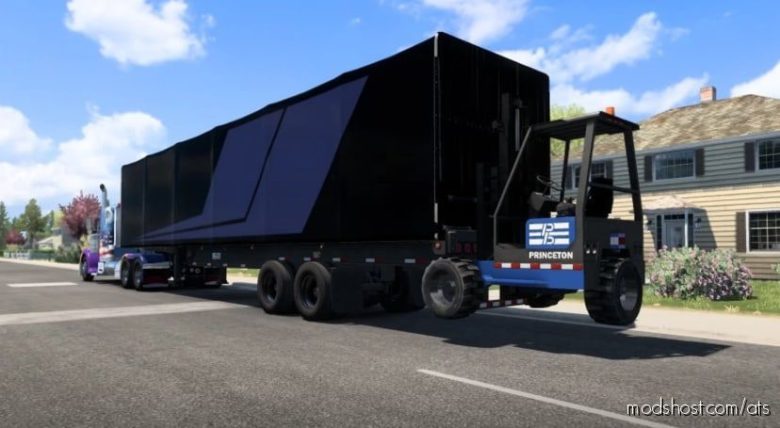 Nitromodz SCS Forklift Piggyback [1.40] for American Truck Simulator