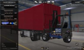 ATS Trailer Mod: Nitromodz SCS Forklift Piggyback 1.40 (Image #2)