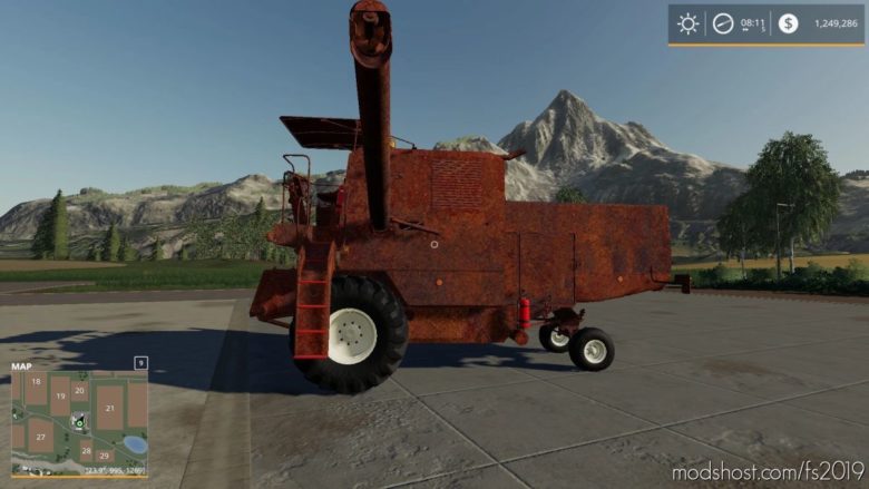 Rusty OLD Combine V1.0.0.1 for Farming Simulator 19