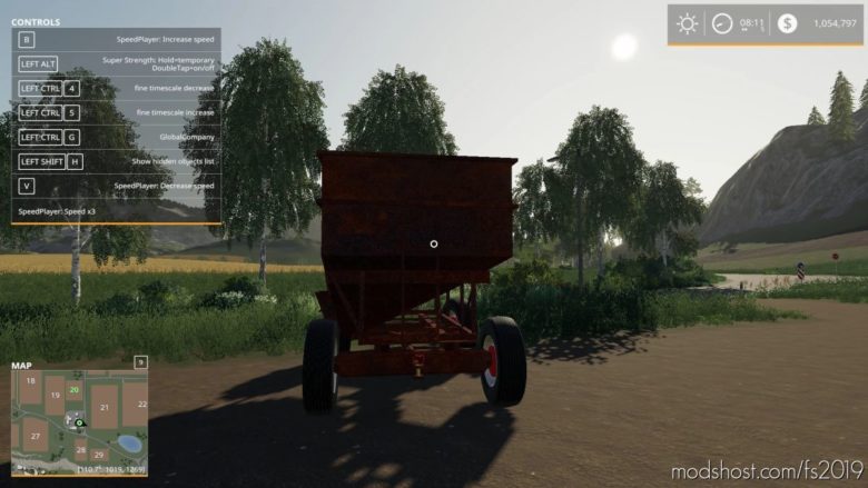 Rusty Gravity Wagon for Farming Simulator 19