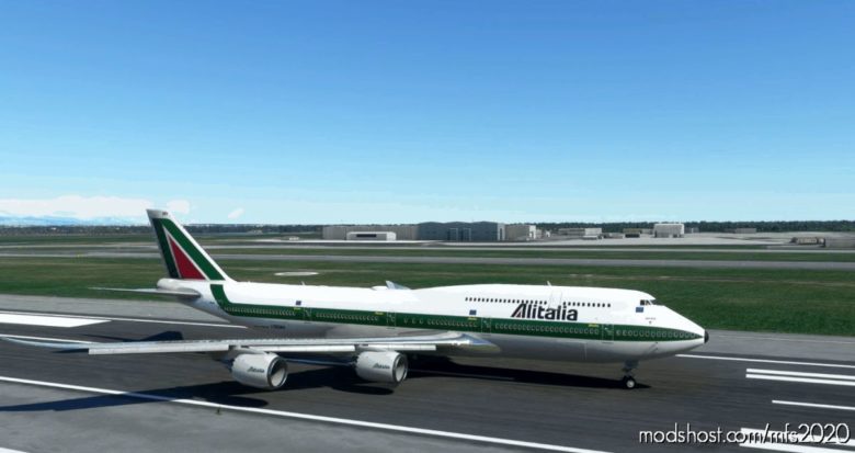 Asobo 747-8I Alitalia [NO Mirroring] for Microsoft Flight Simulator 2020