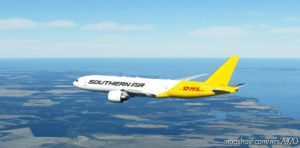 MSFS 2020 Boeing Livery Mod: Southern AIR / DHL Captainsim 777-200F (Image #2)