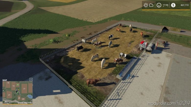 Feedlot For Cows for Farming Simulator 19
