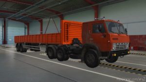 ETS2 Kamaz Truck Mod: 5410 Modified OQ37 FIX Tire 1.40 (Image #4)