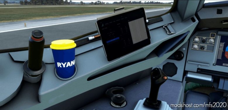 Ryanair Coffee CUP For The A32NX for Microsoft Flight Simulator 2020
