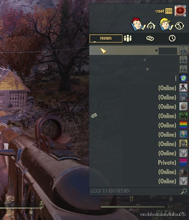 Sort Friend Requests for Fallout 76
