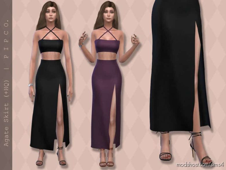 Agate Skirt for The Sims 4
