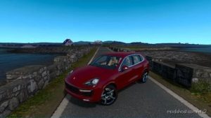 ETS2 Porsche Car Mod: Cayenne Turbo S 2016 V5.2 1.41.X (Image #2)