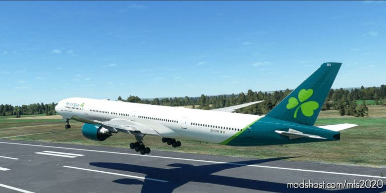 Captainsim 777-300 AER Lingus (NEW Livery) [8K Fictional] for Microsoft Flight Simulator 2020
