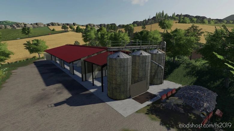 Grain Buildings With Silo for Farming Simulator 19