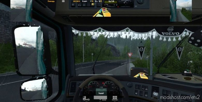 Reduced Route Advisor And Rreduced Mirrors [1.41.X] for Euro Truck Simulator 2