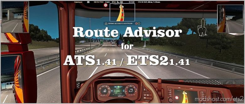 Route Advisor [1.41.X] for Euro Truck Simulator 2