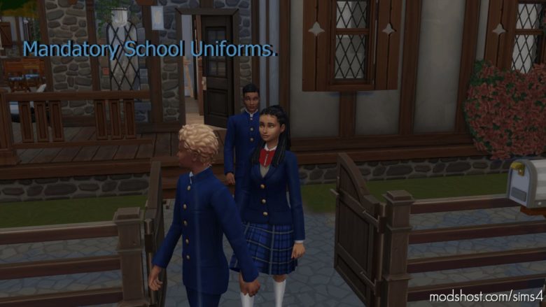 Mandatory School Uniforms for The Sims 4