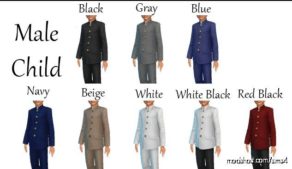 Sims 4 Clothes Mod: Mandatory School Uniforms (Image #2)