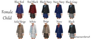 Sims 4 Clothes Mod: Mandatory School Uniforms (Image #3)