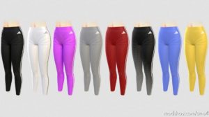 Sims 4 Clothes Mod: Sportwear Pants (Image #2)