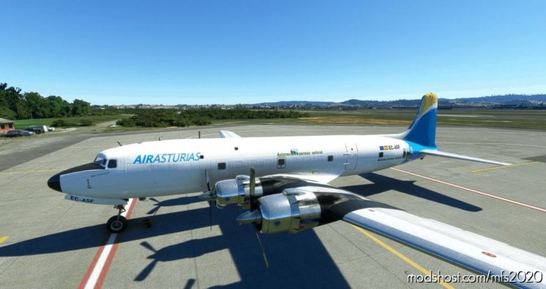 Pmdg DC-6A For AIR Asturias VA V1.1 for Microsoft Flight Simulator 2020