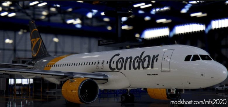 [A32NX] Airbus A320Neo Condor D-Aicp | AS 8K Resolution V1.0.2 for Microsoft Flight Simulator 2020