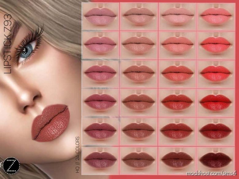 Lipstick Z93 for The Sims 4