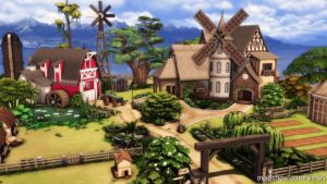 Windmill Farm – NO CC for The Sims 4