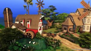 Sims 4 House Mod: Windmill Farm – NO CC (Image #15)