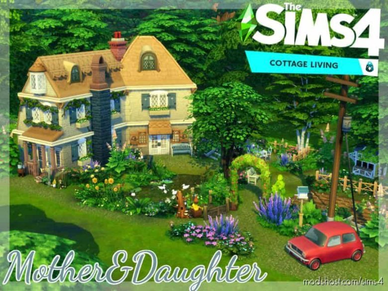 Mother&Daughter House for The Sims 4
